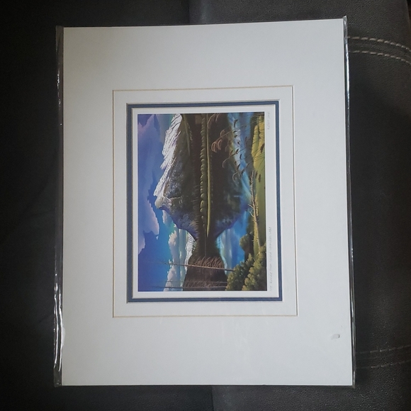 Mt Rundle from Second Vermilion Lake Signed Print by Robert Jones - Picture 1 of 5